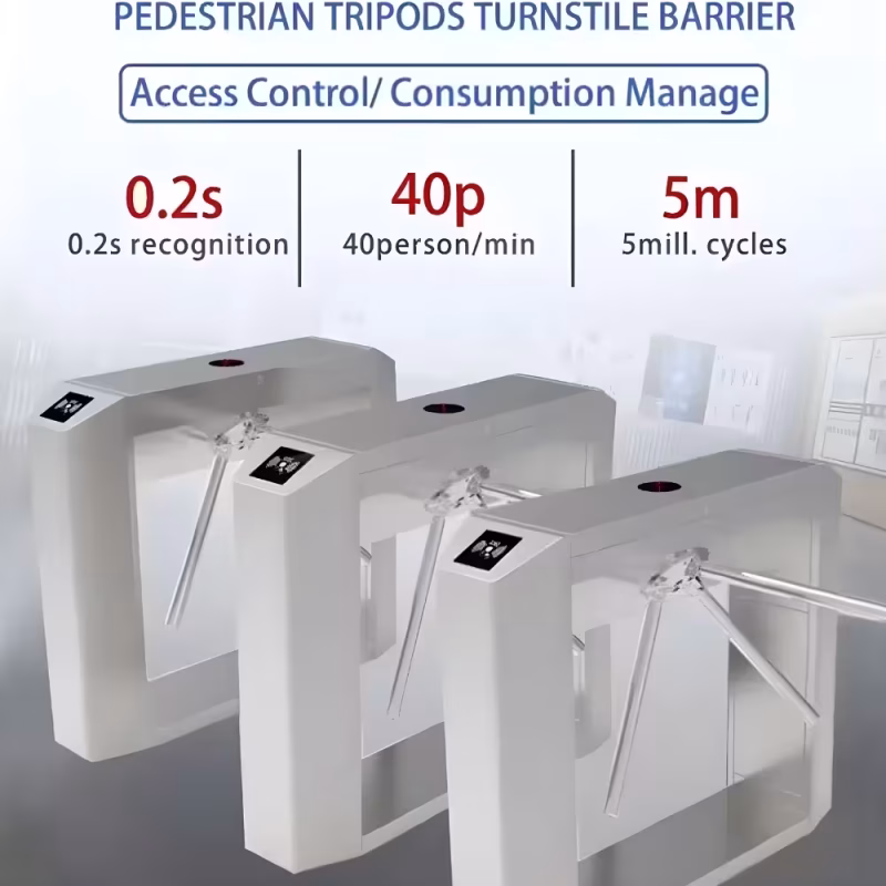Biometric Tripod Turnstile Gate Access Control System