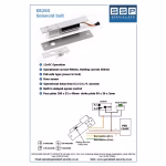 DC12V Stainless Steel Electric Bolt Lock for Automatic Door