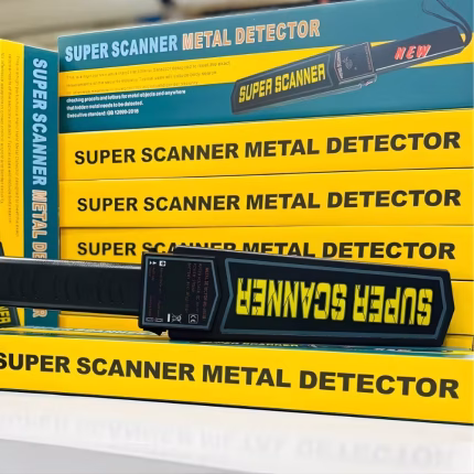 Super Scanner Hand-Held Metal Detector for Security Screening